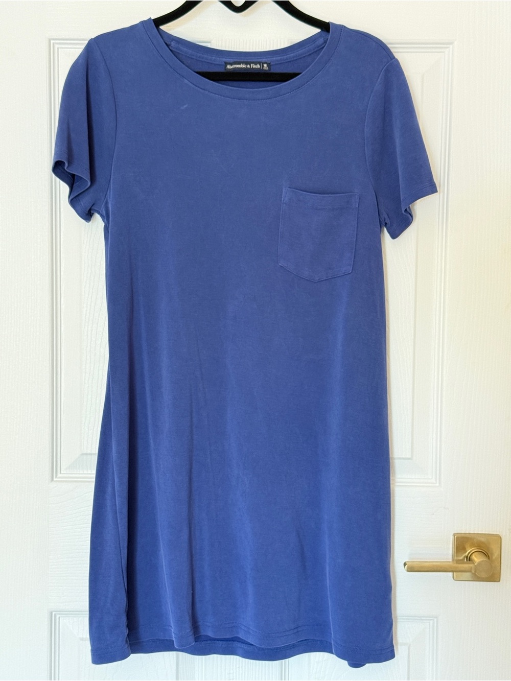 Abercrombie & Fitch Royal Blue Short Sleeve Pocket Dress